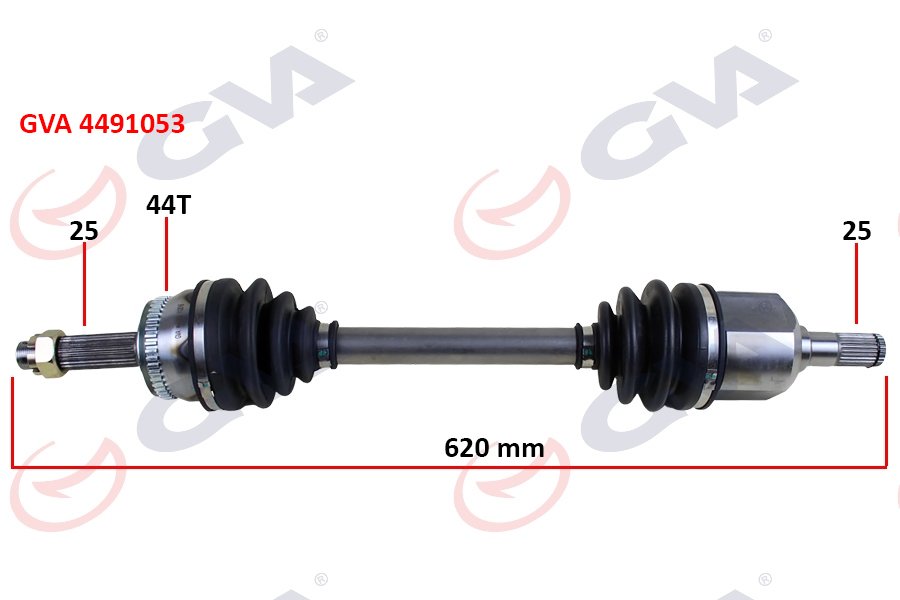 KOMPLE AKS SOL ACCENT ADMIRE 1.5CRDI (03-06) ABS'Lİ (44DİŞ) (620mm)