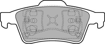 ARKA FREN BALATASI NISSAN PRIMERA P12 03> 10 LAGUNA II LATITUDE 11>13 2,0 DCI CONNECT 02> FOCUSII FOCUSIII C.MAX 1.6 TDCY 04>