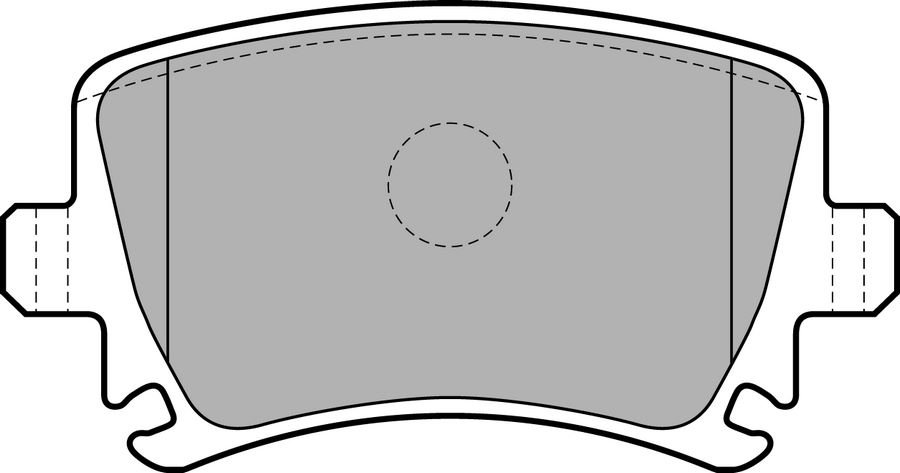 ARKA FREN BALATASI A3 TUM MODELLER 05 / 03> A4 PASSAT 1,6FSI / 1,9TDI / 2,0TDI 95>16