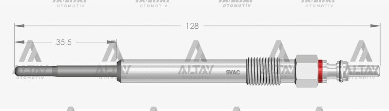 KIZDIRMA BUJİSİ (ISITMA) TRANSIT CUSTOM 16=> 2.0 TDCI 4.4V V362 / V363 ECOBLUE