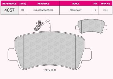 Arka Balata Master Iıı -Movano 2.3 Dci-Cdti 10=> (Tek Teker)