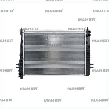 RADYATÖR SU TUCSON 04-10 / SPORTAGE 04-10 2.0 DİZEL / 22mm M-T BRAZING