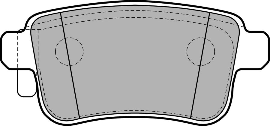 ARKA BALATA KANGOO III EXPRESS 1.5DCİ 05=> KANGOO III 1.6 16V 1.5DCİ 08=> MERCEDES CITAN 12=>