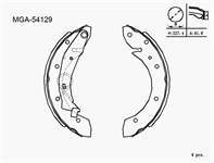 KAMPANA BALATA LEVYELI  ( PEUGEOT: PARTNER 96 - 08 / CITROEN: BERLINGO 96 - 08)