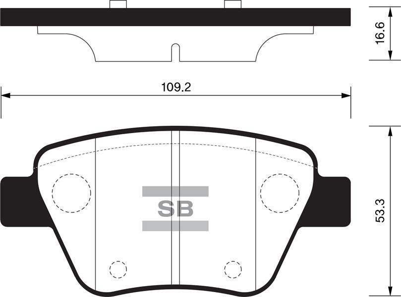 (x) ARKA BALATA CADDY-GOLF6-JETTA-A3-OCTAVIA-SUPERB 10=>(GDB1841)