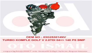 (7652615008S) Turbo Komple Golf V 2.0Tdı 04=> 140 Ps Bmp
