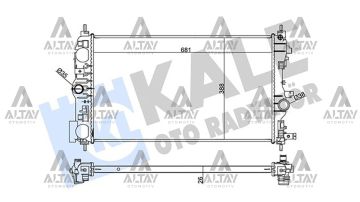 RADYATÖR SU INSIGNIA A 08-14 / ZAFIRA C / A14NET-B14NET- MANUEL- BRAZİNG