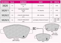 ON FREN BALATASI LINEA 1.3 STILO BRAVO SIENA PALIO ALBEA 1.2 / 1.4 / 1.6 / 1.9D MULTIJET 10 / 01> DOBLO 1.3D NEMO BIPPER FIORINO (TEK FISLI)