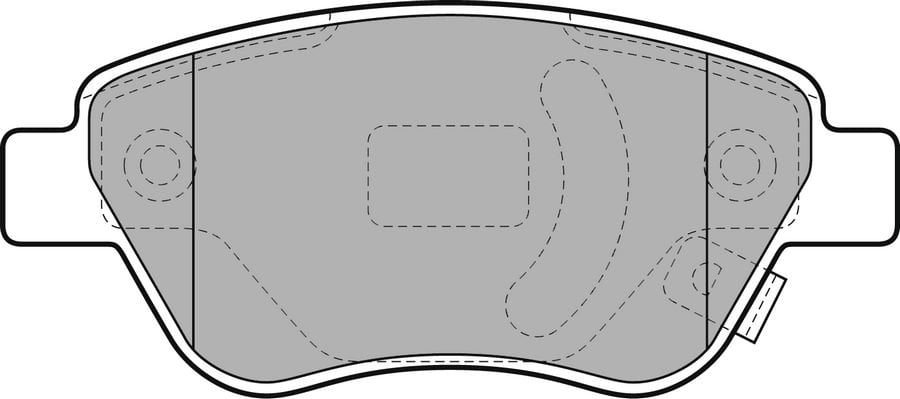 ÖN BALATA OPEL CORSA D 04=>