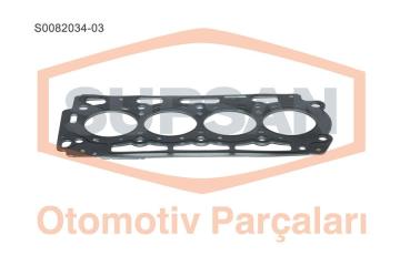 SILINDIR KAPAK CONTASI CELIK P206 P307 P107 P207 307 C1 C2 C3 (I II III) XSARA 208 DS3 DV4TD / DV4C (1,4 HDI 8V) FIESTA FUSION 1,4TDCI DURATORQ (1 DELIK) KALINLIK: (1,35MM)