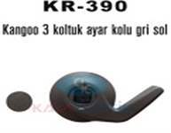 KOLTUK AYAR KOLU SOL GRI - ( RENAULT : KANGOO III )