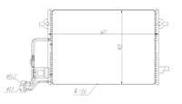 KLIMA RADYATORU-421×617×16 (VW PASSAT 01-05  SKODA SUPERB 02-08)