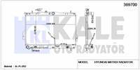 Motor Su Radyatoru Hyundaı Matrıx 1,5 Crdı 2006> Otomatık (360×618×22)