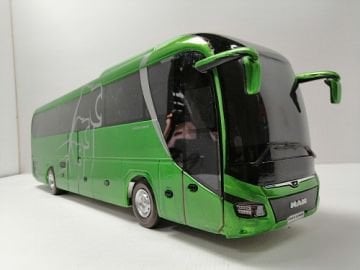 MAKET BOY:68-YÜKSEKLİK:21 CM (1:18 ÖLÇÜ) MAN LION'S COACH (YEŞİL)