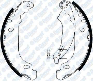 ARKA FREN BALATASI (PABUC) P206 P206+ (T3E) 1,1 1,4 1,4HDI 1,6 1,9D ABS 98> BOSCH TIPI (180×32)