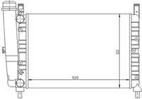 Motor Su Radyatoru Uno 70 520X322X34