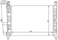 Motor Su Radyatoru Uno 70 520X322X34