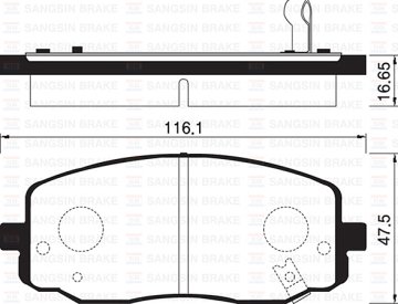 ÖN BALATA HYUNDAI İ10-1.1-1.2-KIA PICANTO 1.0-1-1 08=> (GDB3369-GDB3510)