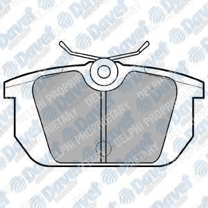 ARKA FREN BALATASI COUPE MAREA MAREA WEEKEND TEMPRA TIPO 2,0Ie 16V