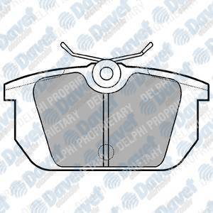 ARKA FREN BALATASI COUPE MAREA MAREA WEEKEND TEMPRA TIPO 2,0Ie 16V