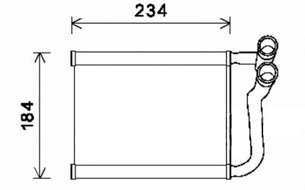 Kalorıfer Radyatoru Accent Era 2006 2011 (145×226×18)