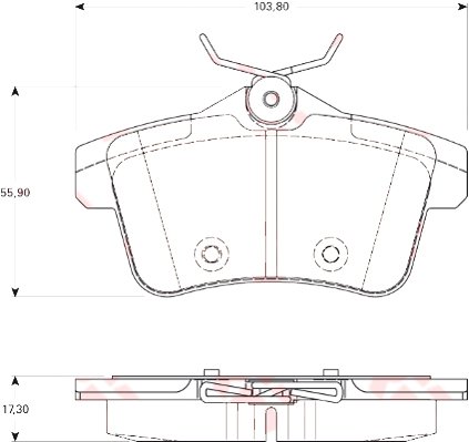 ARKA BALATA P308 1.6GTI 010=>P3008 1.6VTI-1.6THP-1.6HDI-2.0HDI 09=>P5008 1.6 16V-1.6HDI-2.0HDI 09=>