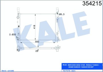 MOTOR SU RADYATORU CITAN 415 12> , KNG 1.5 DCI 1.6 16V 09>