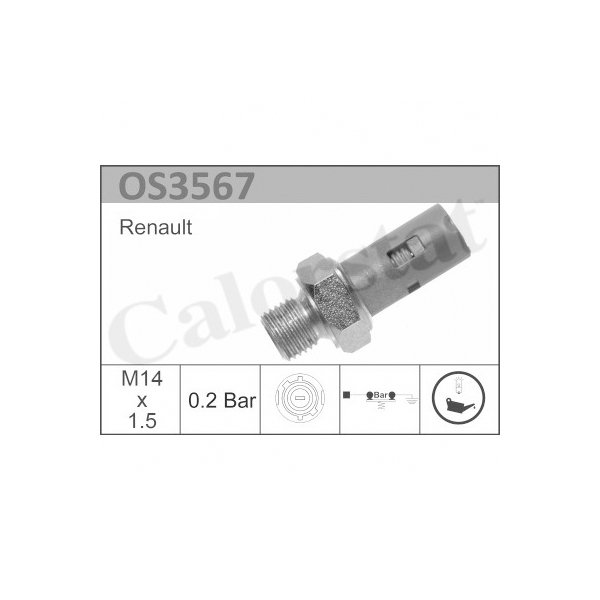 YAĞ MÜŞÜRÜ MEGANE-CLIO-KANGOO-LAGUNA (K9K-F8Q-K4M-F9Q-F4R) YEŞİL (0.20 BAR)