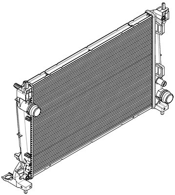 Radyatör Doblo 1.6 Dmtj-2.0 Dmtj 10=> Bravo Iı 1.9 Dmtj-2.0 Dmtj 07=> (Mek.- Ac+/-) (620X395X27)