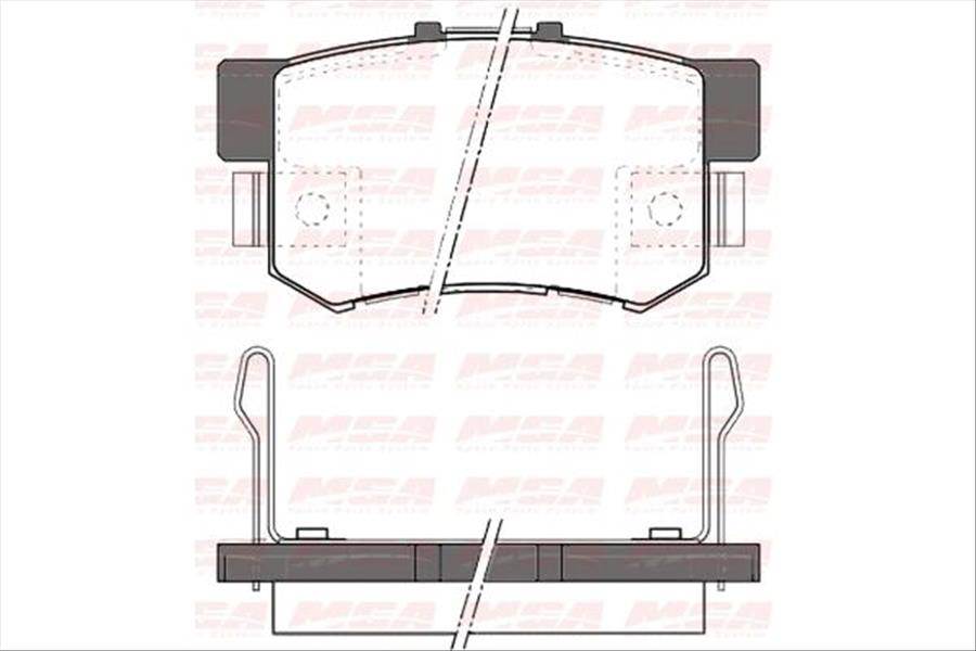 Balata Fren Arka-(Honda: Accord 90>98 / Shuttle 94>04 / Rover-600 90>/ Suzukı: Sx-4 06> / Swıft 05> )