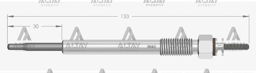 KIZDIRMA BUJİSİ (ISITMA) ACCENT 11-15 BLUE / I-20-08-14 / I-30 07-15 / ELANTRA 11-15 / IX-35 11-15