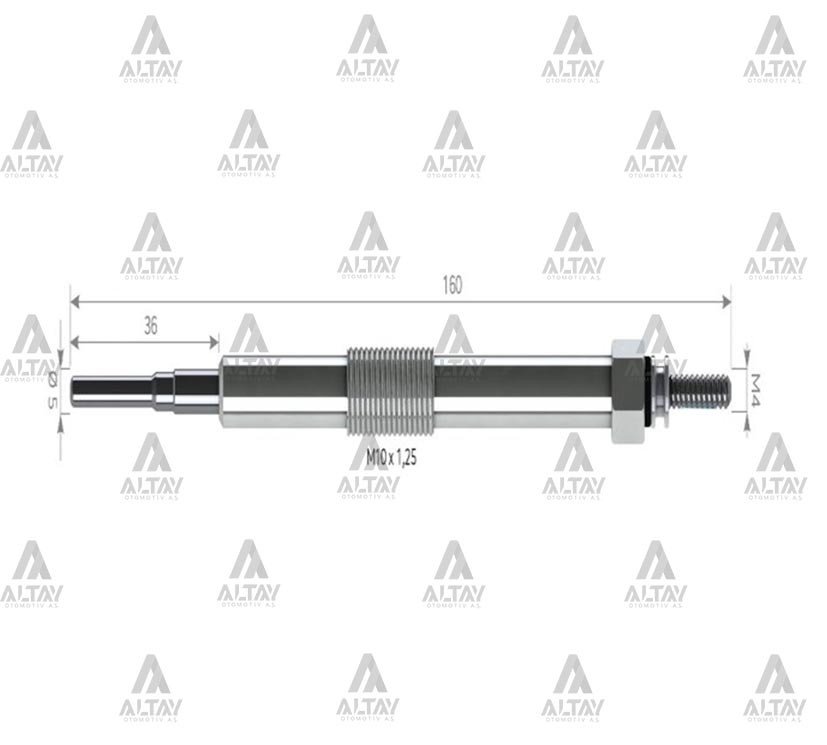 KIZDIRMA BUJİSİ (ISITMA) COROLLA 07-13 / YARIS 1.4 D-4D / MINI ONE D 11V.