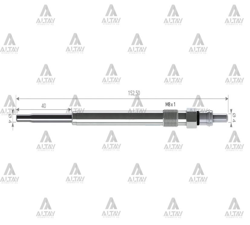 KIZDIRMA BUJİSİ (ISITMA) DUCATO 2.3 JTD / TATA XENON 2.2D LDICOR ÇİFT KABİN PICK UP 11V.