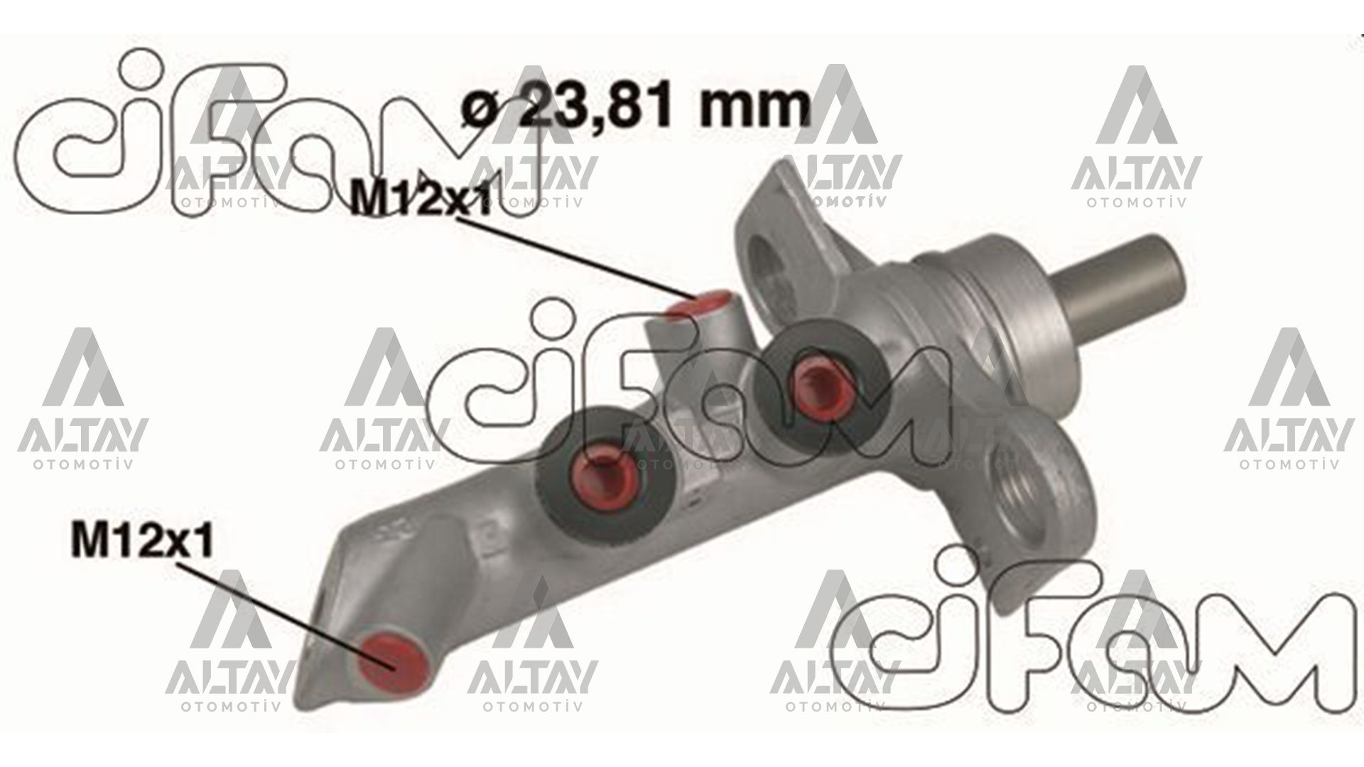 FREN ANA MERKEZ MEGANE II 02-08 / SCENIC II 03-09 ALUMİNYUM 23,81mm