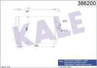 KLIMA RADYATORU (FORD MONDEO 2.0TDCI 07-14 )  OTOMATIK SANZUMAN / (VOLVO: (S60-S80-V60) (07-)