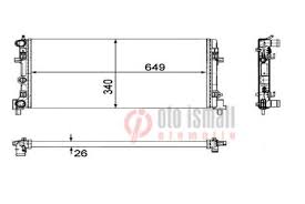 Motor Radyatoru ( Brazıng ) Polo Ibıza V Toledo Iv Rapıd Fabıa 1,2 / 1,6 / 1,9Tdı 1,2 / 1,4Tsı 1,2Tfsı 06>16