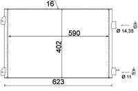 KLIMA KONDANSERI ( RENAULT : CLIO SYMBOL THALIA 1.5 DCI )
