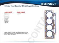 CONTA SILINDIR KAPAK (RENAULT: TRAFIC-LAGUNA 1.9DCI F9Q / VOLVO :V40 00-07 )