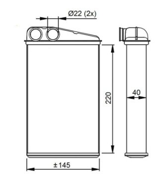 Kalorıfer Radyatoru Brazıng Megane Iı-Scenıc Iı 220X150X40 At/Mt Sanzuman