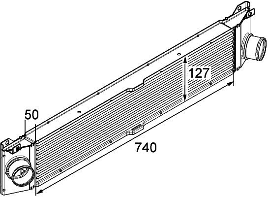 TURBO INTERCOLL RADYATORU BOXER III - JUMPER III 2,2HDI / 3,0HDI E4/E5 06> DUCATO III > 2,3JTD / 3,0JTD E4/E5 06>