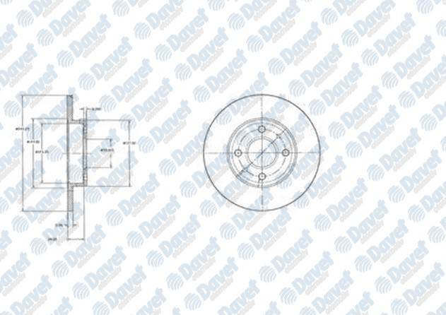 FREN DISKI ON 240.5 MM TEMPRA TIPO