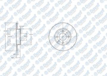 FREN DISKI ON 240.5 MM TEMPRA TIPO