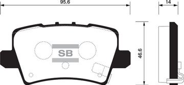 ARKA BALATA CIVIC VII HB 1.4-1.8-2.0 CDTI 06=> (GDB3408)