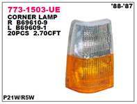 SINYAL LAMBASI ON SOL SARI BEYAZ DUYSUZ VOLVO 740 / 760 83-89