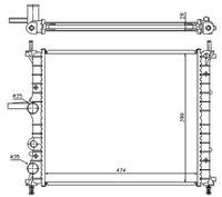 Motor Radyatoru Bravo Brava Marea 1,4 12V / 1,6 16V Klımalı 95 01 (476×416×34)