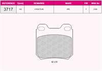 Arka Fren Balatası (Dısk Icın) Vectra B Omega B