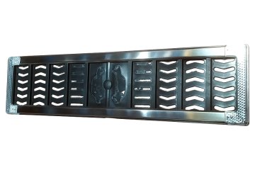 PLAKA ALTLIĞI PASLANMAZ BEYAZ REFLEKTÖRLÜ (2 Lİ TAKIM) (HIRDAVAT)