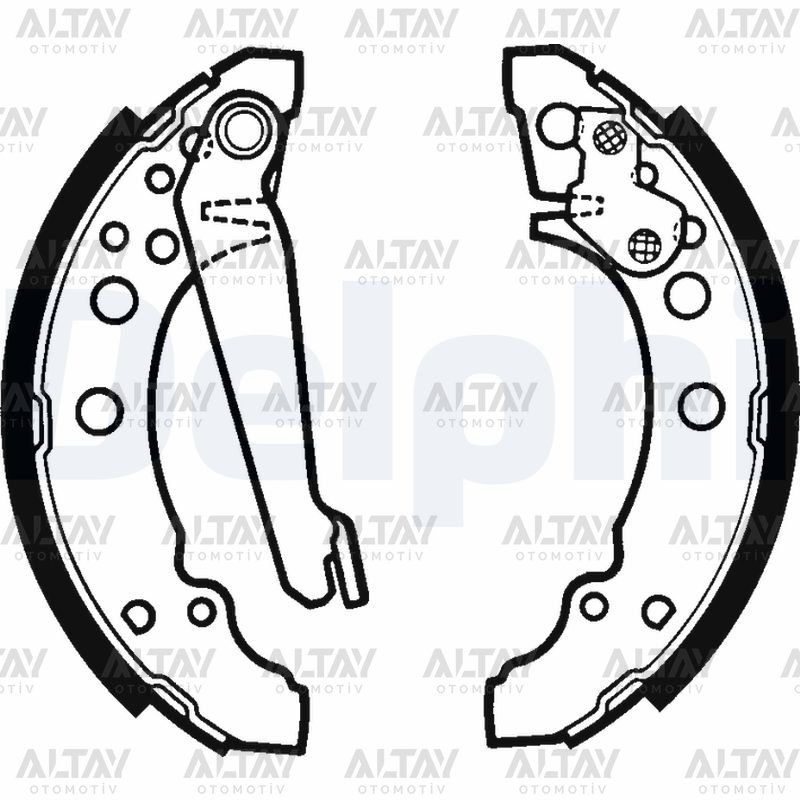 FREN BALATA CORDOBA  96-02 / IBIZA II 93-02 / TOLEDO 91-99 PABUÇ ARKA 180*30