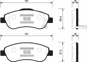 ÖN BALATA HONDA CRV III 2.0 İ VTEC-2.2 İ CTDİ 07=> (GDB3445)