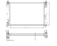 RADYATOR SU-( FIAT : GRANDE PUNTO 1.6JTD 90PS 1.9JTD 05--) '' MEKANİK '' 618×414×23